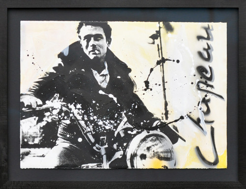 Ronald Chapeau + Motorcycle yellow